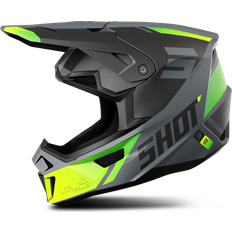 Shot Crossikypärä Lite Ultra Neon Keltainen - Matta