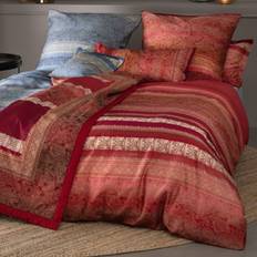 150.0 TC Biancheria da Letto Bassetti Mako-Satin 155x220 R2 Rosso Rot Copripiumino Rosso (220x220cm)