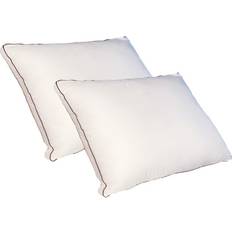 Oreillers en Duvet Vente-unique Lot 2 Oreillers Sensation Percale 50 x 70 cm Oreiller en Duvet (70x50cm)