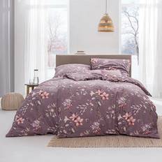 Silk Duvet Covers Estella Samt Seide Flanell Bettwäsche 155 x 220 cm Duvet Cover (220x)