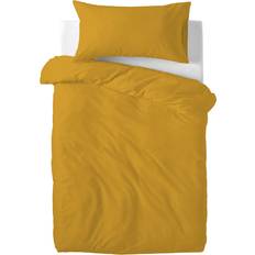 HappyFriday Basic Kids Mustard Baby Crib Duvet Cover Set 2 pcs