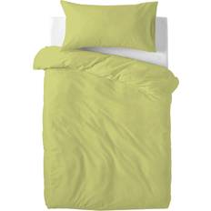 Multicolor Juegos de cama HappyFriday Basic Grøn Duvet Cover Set 2 Stykker