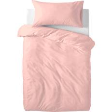 Pink Bed Set Kid's Room HappyFriday Basic Kids Light Pink Duvet Cover Set 2 pcs