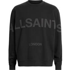 AllSaints Oversized Graphic Logo Sweatshirt - Jet Black