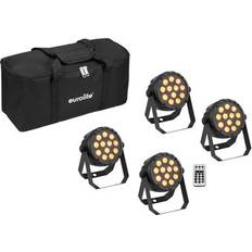 Studio & Ljussättning Eurolite 4x LED PARty Spot Set