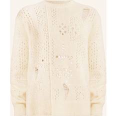 Cashmere - Woman Jumpers AllSaints Alpaca Wool Blend Crew Jumper - Distressed