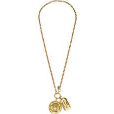 Chanel Necklaces Chanel Pre-Loved Gold Rue Cambon Medallion Necklace, Gold