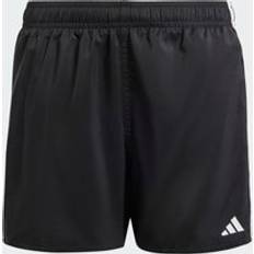 Hvite Badebukser 3-Stripes Badeshorts - Black/White