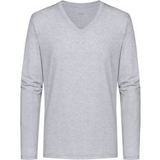 Skjortor Mey Dry Cotton Colour Long Sleeves - Greymarl