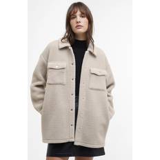 Overshirts - Women Jackets Barbour Peyton Fleece Overshirt - Beige