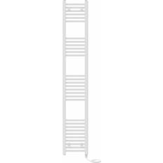 Heated Towel Rails Symple Stuff Straight Heated Towel Rail 180cm H x 30cm W x 3cm D White