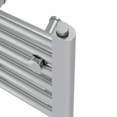 Heated Towel Rails Symple Stuff Straight Heated Towel Rail 180cm H x 30cm W x 3cm D Chrome