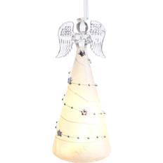 Glas - Transparent Julepynt BigBuy Home Transparent Engel Julekugle 7 x 7 x 17 cm Julepynt