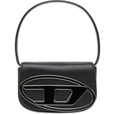 Diesel Sac Iconique À Bandoulière En Cuir Nappa - Noir
