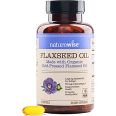 NatureWise Flaxseed Oil 1200 mg 60 Softgels
