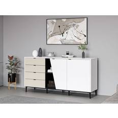 MDF Konsolborde Hanah Home Skænk Yelena Hvid Skænke Sideboards Konsolbord