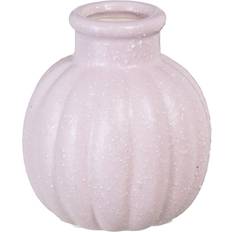 Pink Vases BigBuy Home Mauve Ceramic Decorative 11 x 11 x 12 cm Vase 30.5cm