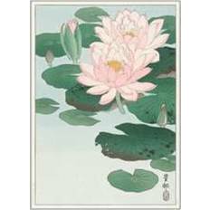 Plakater på tilbud Citatplakat Waterlilies Japansk 30 x 40 cm Plakat