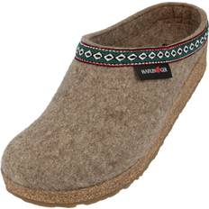 Haflinger Träskor Haflinger Grizzly Classic Wool Clogs - Earth