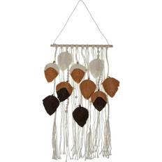 Brown Wall Decor Versa Brown Sheets Decoration 80 x 40 cm Wall Decor
