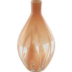 Crystal Vases Home ESPRIT Modern Peach Crystal 20 x 20 x 37 cm Vase