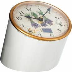 PVC Clocks BigBuy Home Cream PVC Iron 16 x 16 x 17 cm Wall Clock