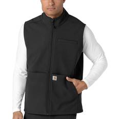 Black Work Vests Carhartt Rugged Flex Modern Fit Bonded Fleece Vest - Black