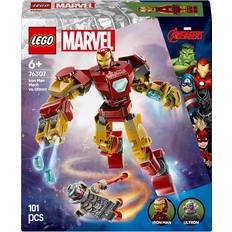 Iron Man Building Games LEGO Marvel Iron Man Mech Vs Ultron 76307