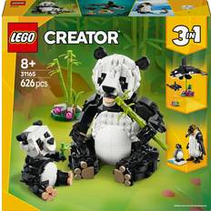 Pandas Building Games LEGO Creator 3 in 1 Wild Animals Panda Family 31165