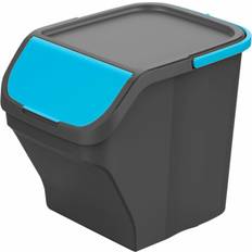 Mondex Stack N' Sort Blå Grå 25L Recycling Affaldsbeholder 40 x 30 x 34 cm