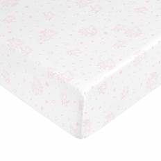 Peppa Pig Barnrum Peppa Pig Vit och Rosa Fitted Bottom Sheet