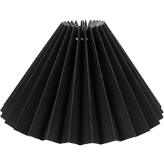 Alpe Design Veckad i Svart 23 cm Lampskärm