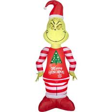 Inflatable Decorations Gemmy Dr. Seuss The Grinch Ugly Sweater 5.5 ft