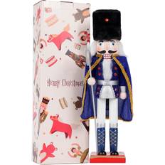 Blue Decorations Festive Collectible Nutcracker Gift Blue Decoration 31.8cm