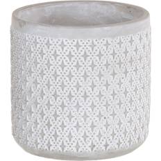 BigBuy Garden Fyrkantig Grå Cement Planter 14 x 14 x 14 cm