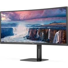 AOC 3440x1440 (UltraWide) - Kyllä Näytöt AOC 34 Inch Value-line CU34V5C 65W USB-C Monitor