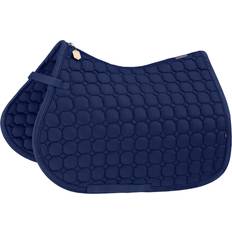 Black Saddle Pads Eskadron Cotton Saddle Cloth - True Blue