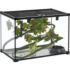 Pawhut 14 Gallon Reptile Glass Terrarium Tank 20" x 12" x 14"