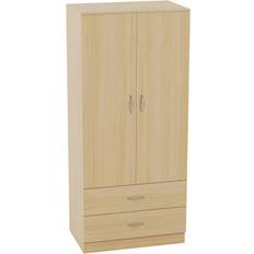 17 Stories Maybery 2 Door 2 Drawer Wardrobe