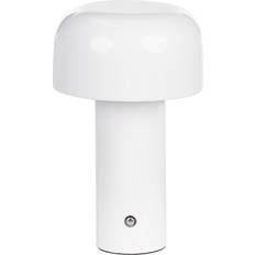 Beliani Modern Iron Indoor Outdoor White Table Lamp