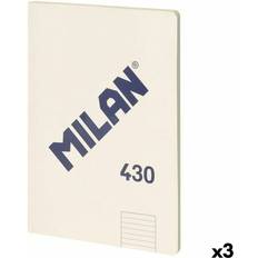 Beige Muistilehtiöt MiLAN Beige A4 Notebook Set 21 x 29.7 cm