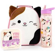 Noir Boîtes à lunch Squishmallows Girls Multicoloured Lunch Box & Bottle Set