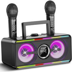 Karaoke Sinwe Portable Karaoke Machine with DJ Lights