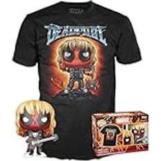 Marvel Ropa de niños Funko Pop! & Tee Heavy Metal Deadpool - Marvel