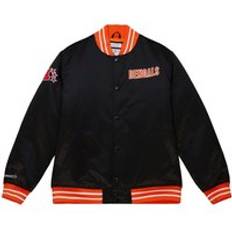 Mitchell & Ness Women Jackets Mitchell & Ness Thick Satin Jacket Noir
