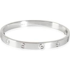 Cartier Bracelets Cartier Pre-Loved, Love Bracelet, White Gold, 17