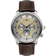 Zeppelin Klockor Zeppelin Friedrichshafen Swiss Movement 85365 40 mm Analogt Quartz Mineralglas Beige