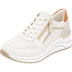 Remonte Shoes Remonte Sneaker - Weiss/Orange Kunstleder