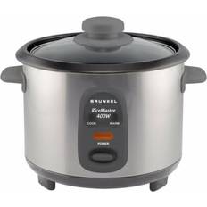 Non-stick Riskokare Grunkel RC-1L Black Rice Cooker 400 W