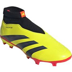 Predator League Laceless FG - Yellow/Black/Core Black/Core Black/Red